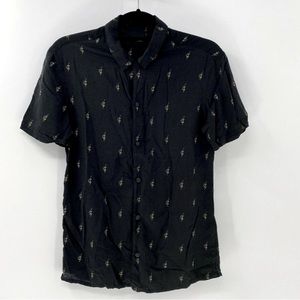 All Saints Cygnus Thunderbolt Button Down